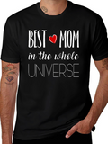 Best Mom in the Universe Graphic T-Shirt