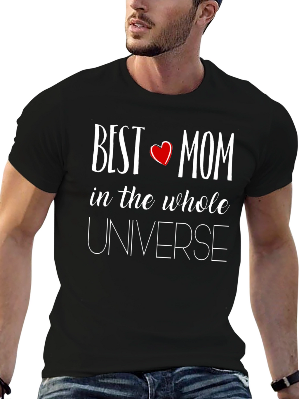 Best Mom in the Universe Graphic T-Shirt