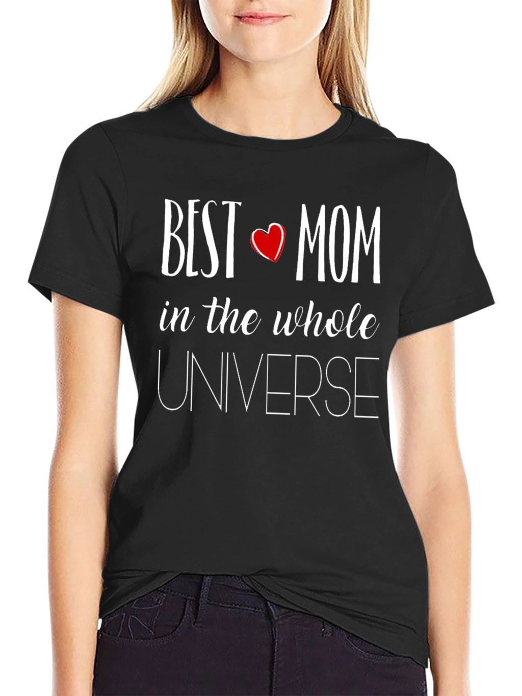 Best Mom in the Universe Graphic T-Shirt