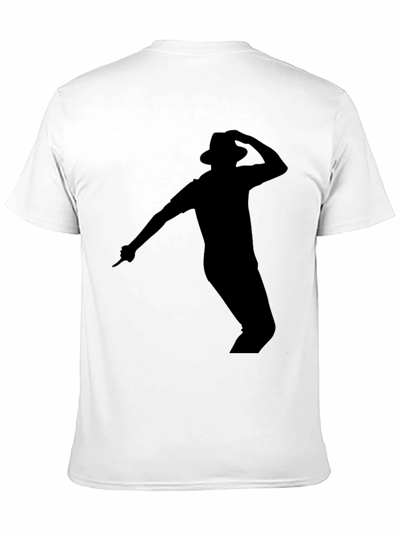 Black Michael Jackson Silhouette T-Shirt