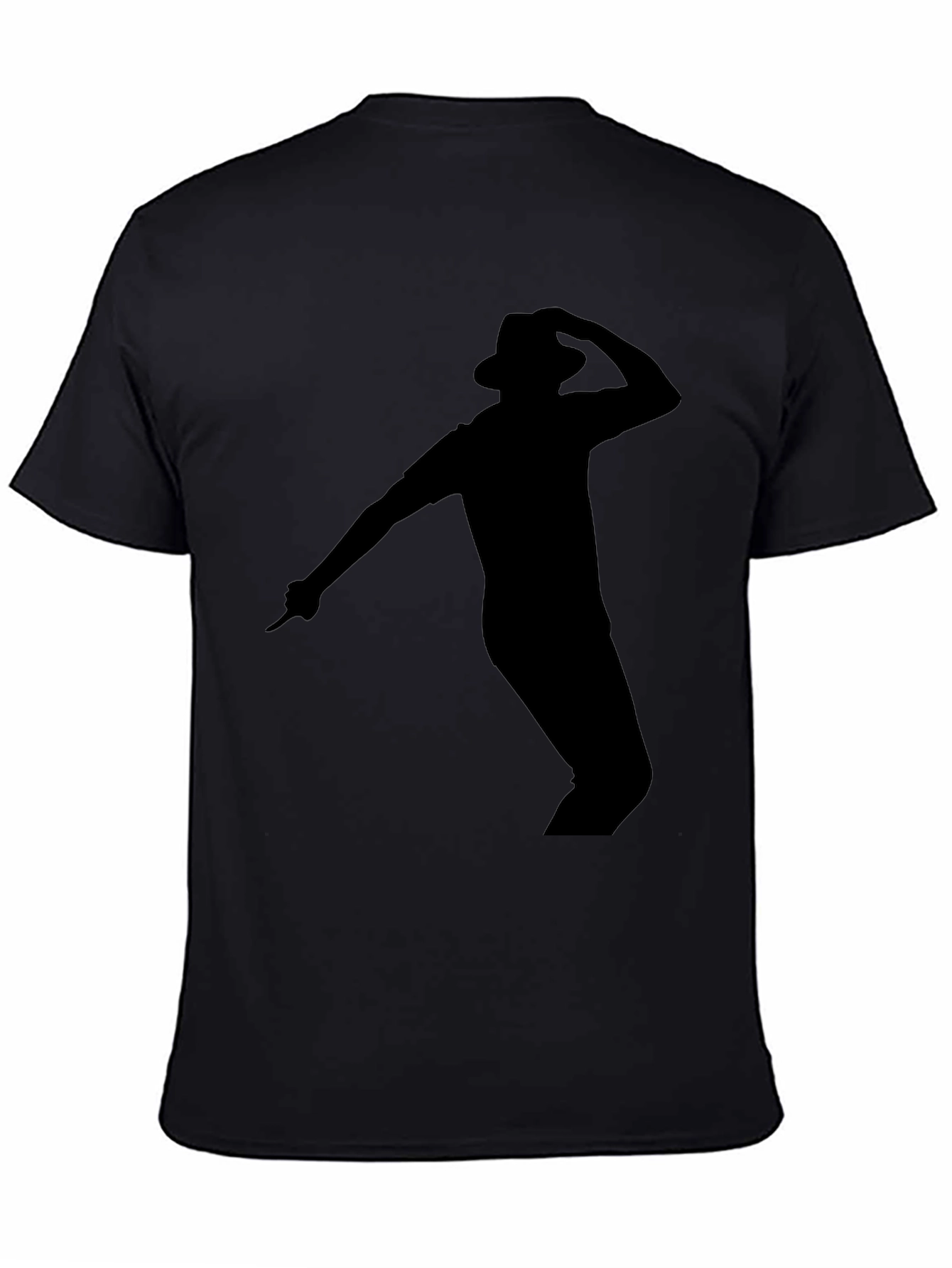 Black Michael Jackson Silhouette T-Shirt