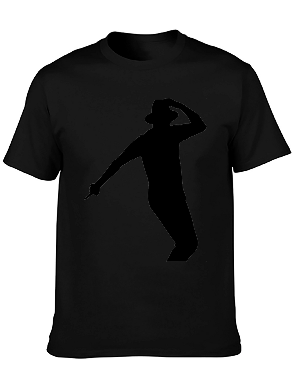 Black Michael Jackson Silhouette T-Shirt