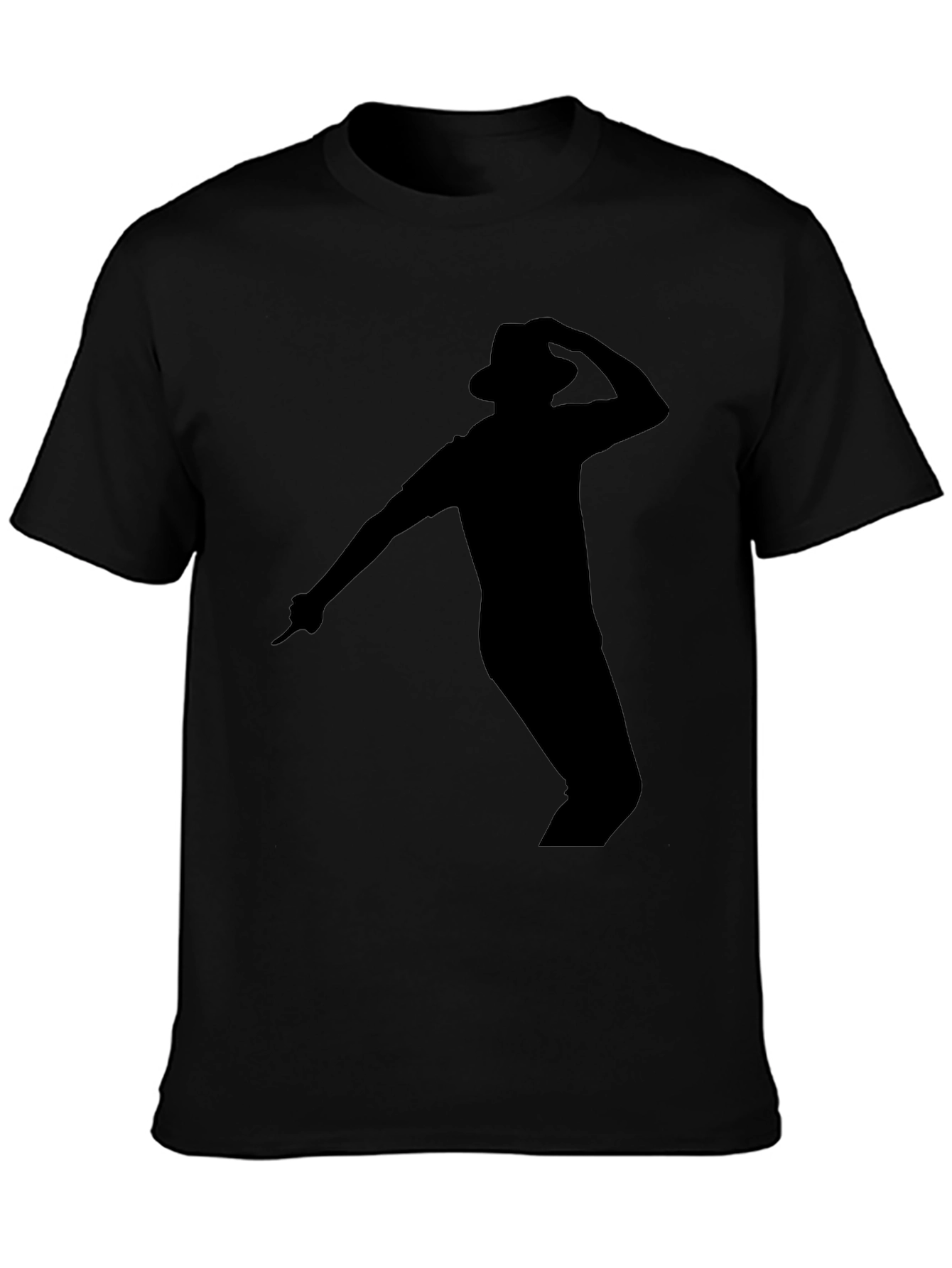 Black Michael Jackson Silhouette T-Shirt
