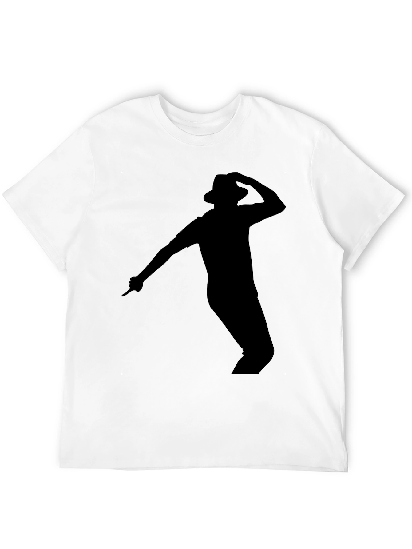 Black Michael Jackson Silhouette T-Shirt
