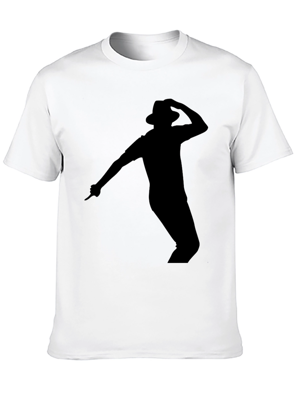 Black Michael Jackson Silhouette T-Shirt