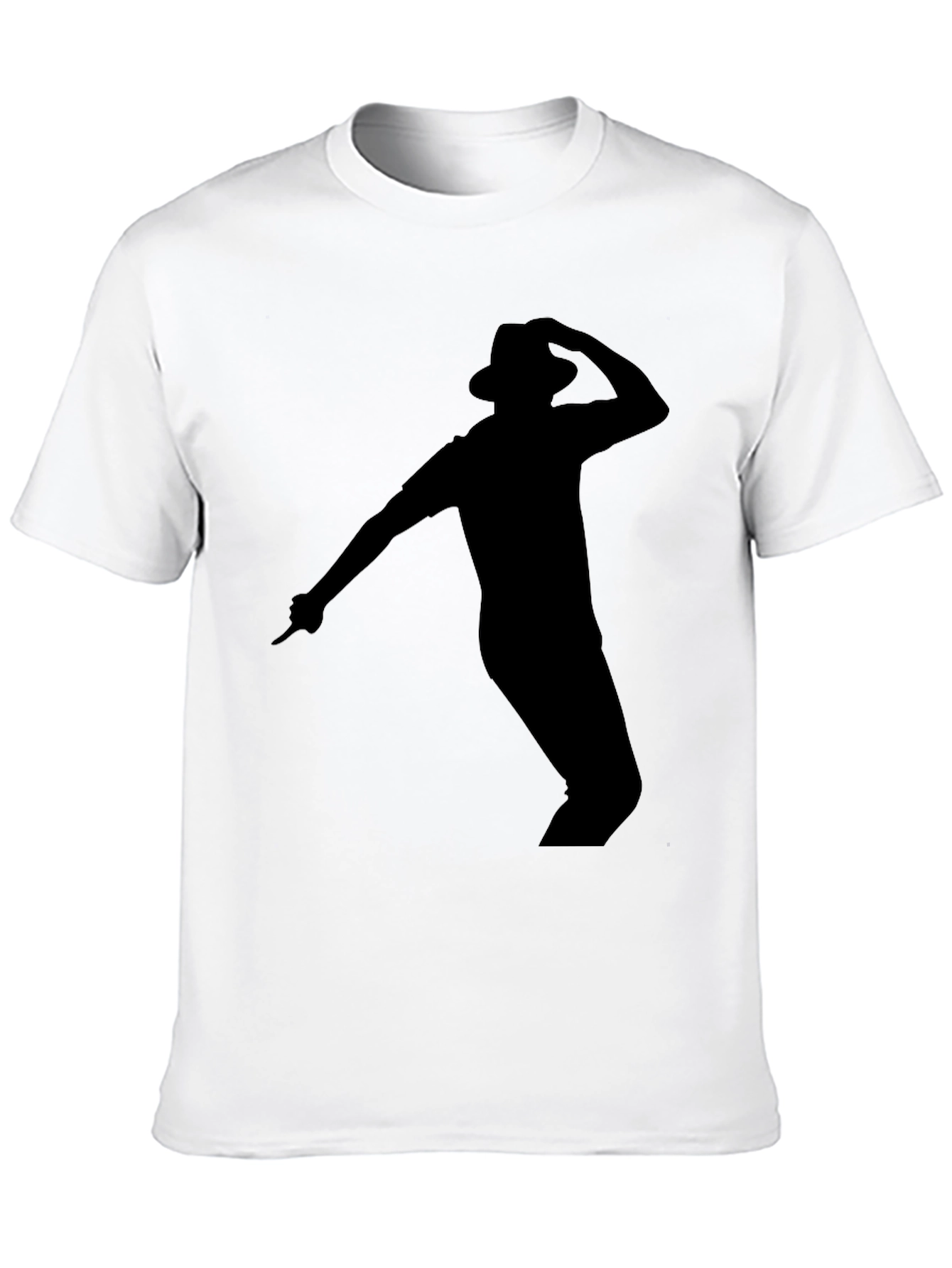 Black Michael Jackson Silhouette T-Shirt