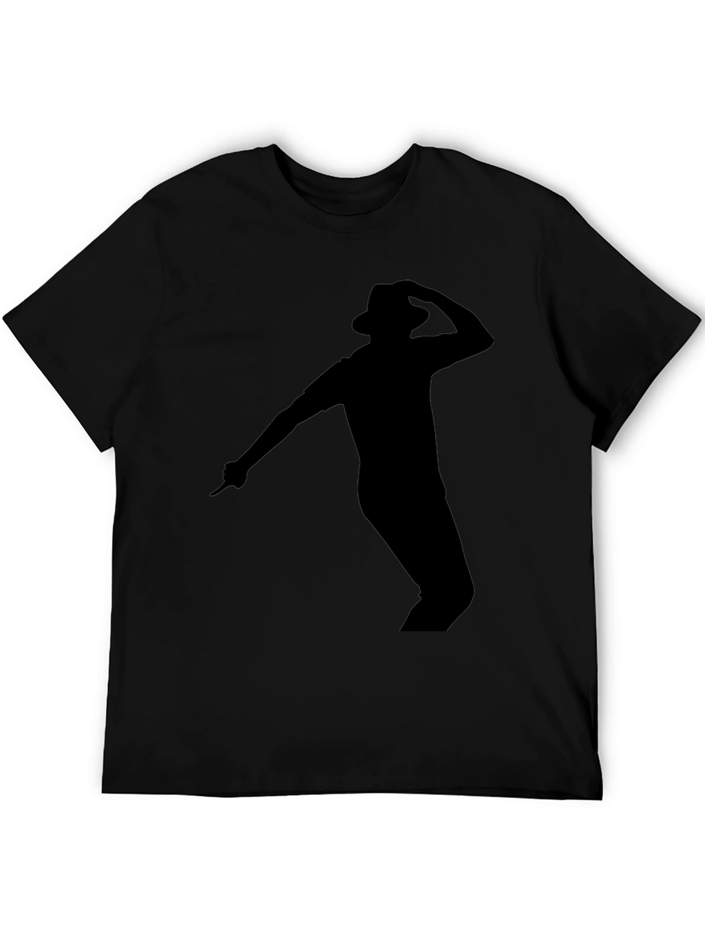 Black Michael Jackson Silhouette T-Shirt