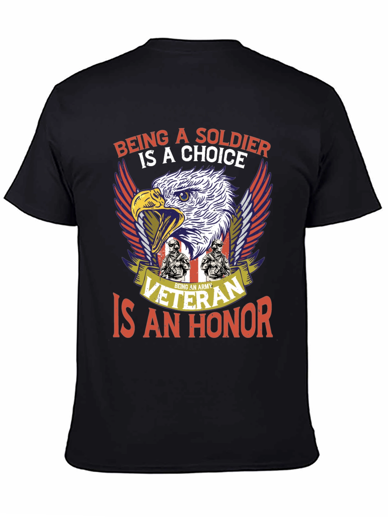 Army Veteran T-Shirt: Soldiers Choice Veterans Honor