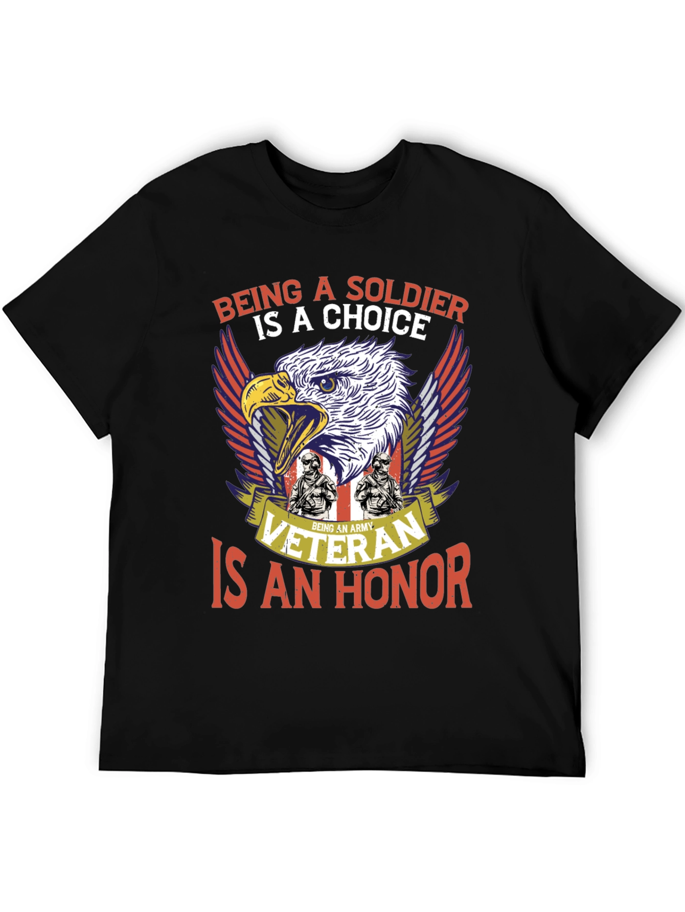 Army Veteran T-Shirt: Soldiers Choice Veterans Honor