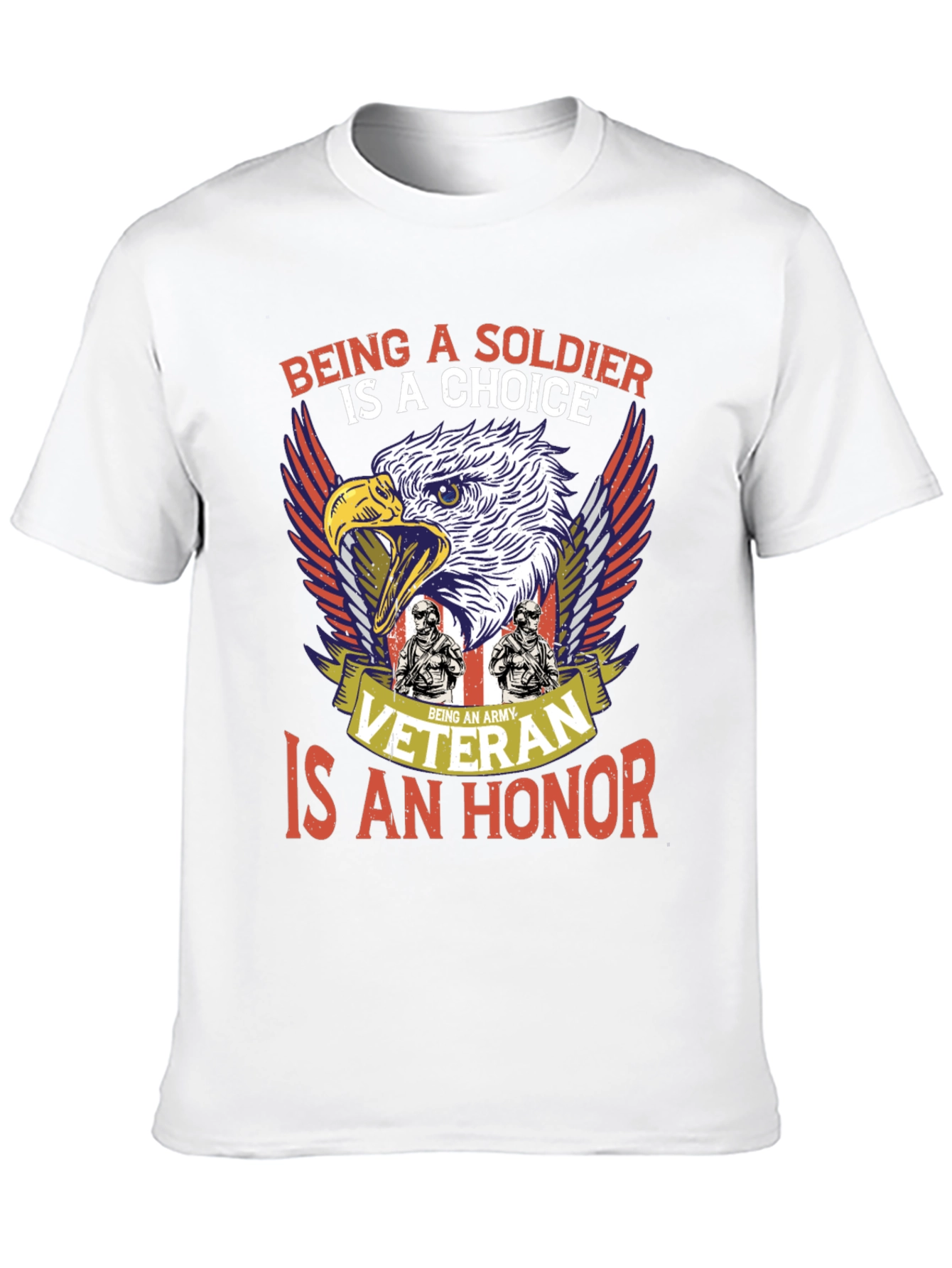 Army Veteran T-Shirt: Soldiers Choice Veterans Honor