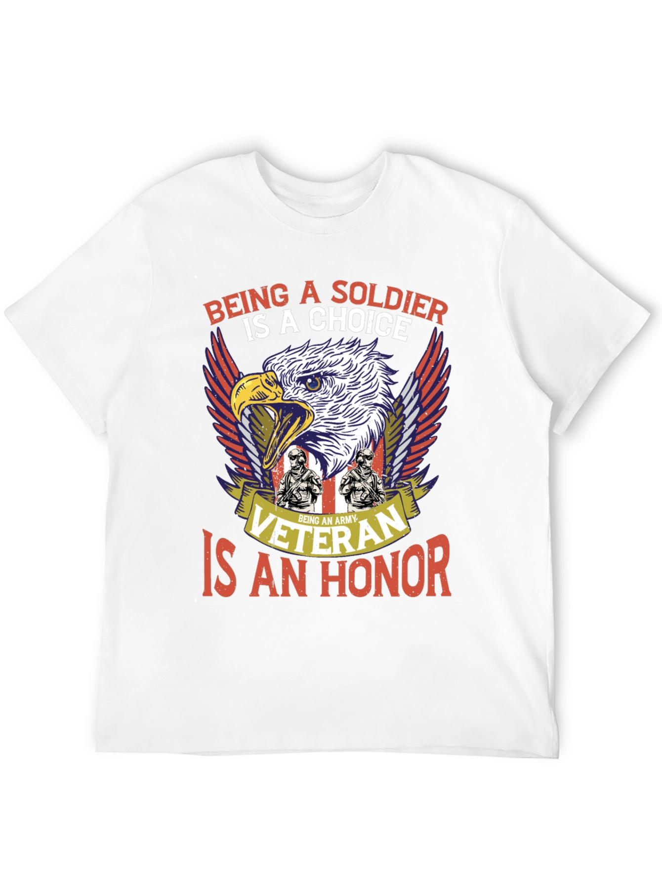 Army Veteran T-Shirt: Soldiers Choice Veterans Honor