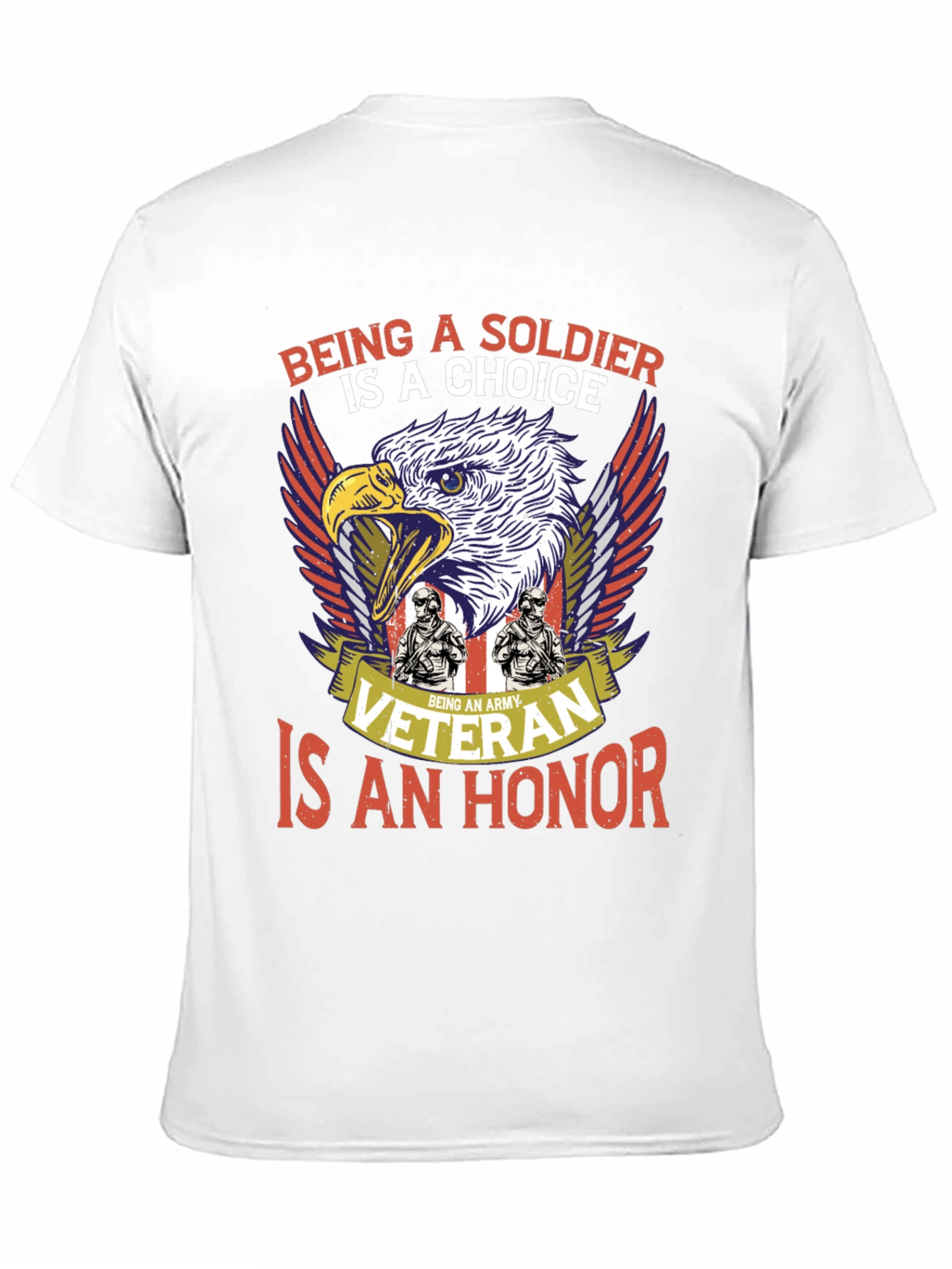 Army Veteran T-Shirt: Soldiers Choice Veterans Honor