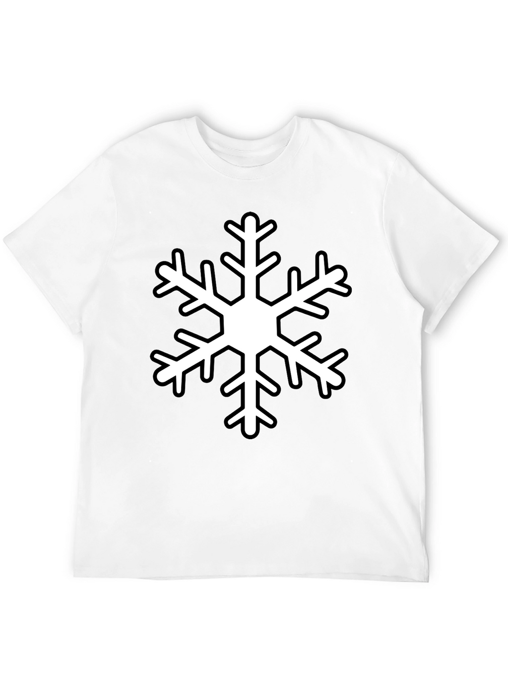 Snowflake Graphic Tee - Winter Holiday Apparel