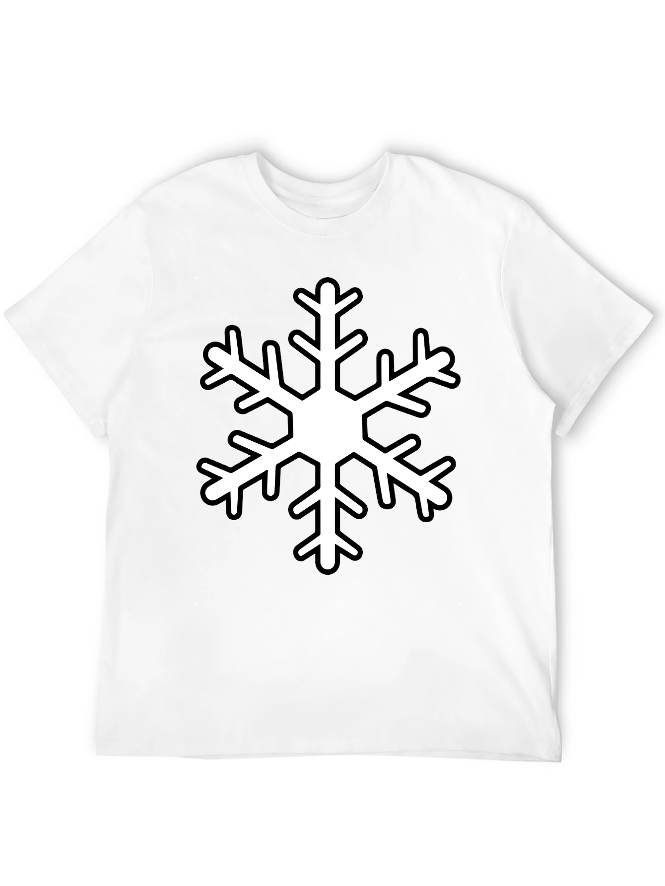 Snowflake Graphic Tee - Winter Holiday Apparel