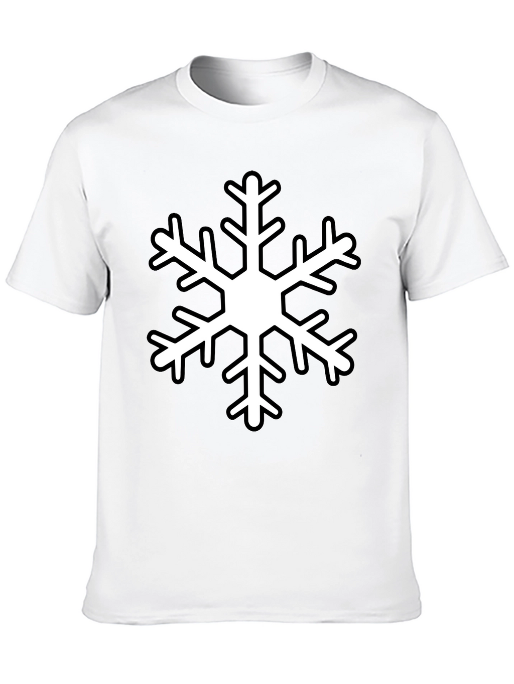Snowflake Graphic Tee - Winter Holiday Apparel