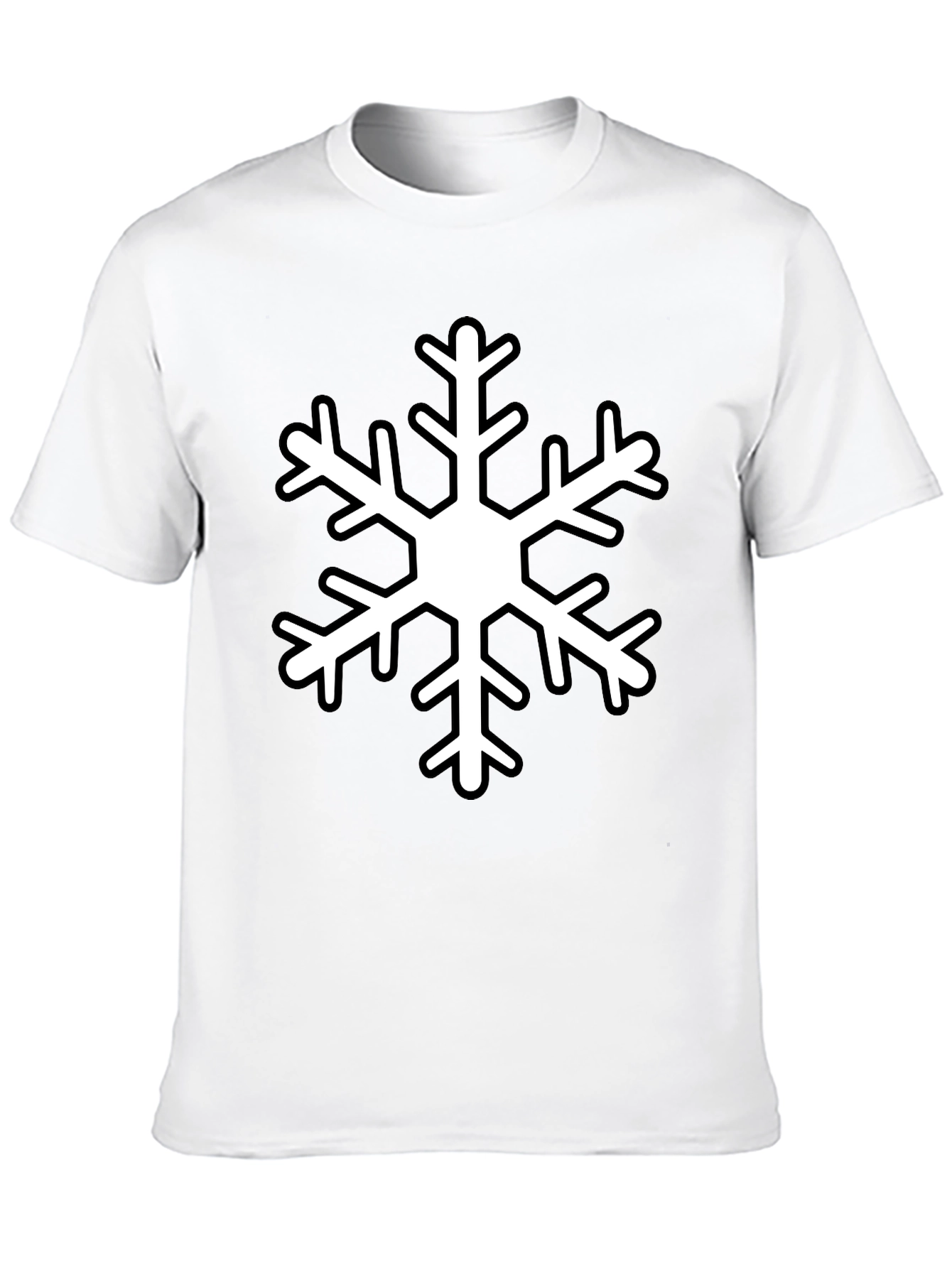 Snowflake Graphic Tee - Winter Holiday Apparel