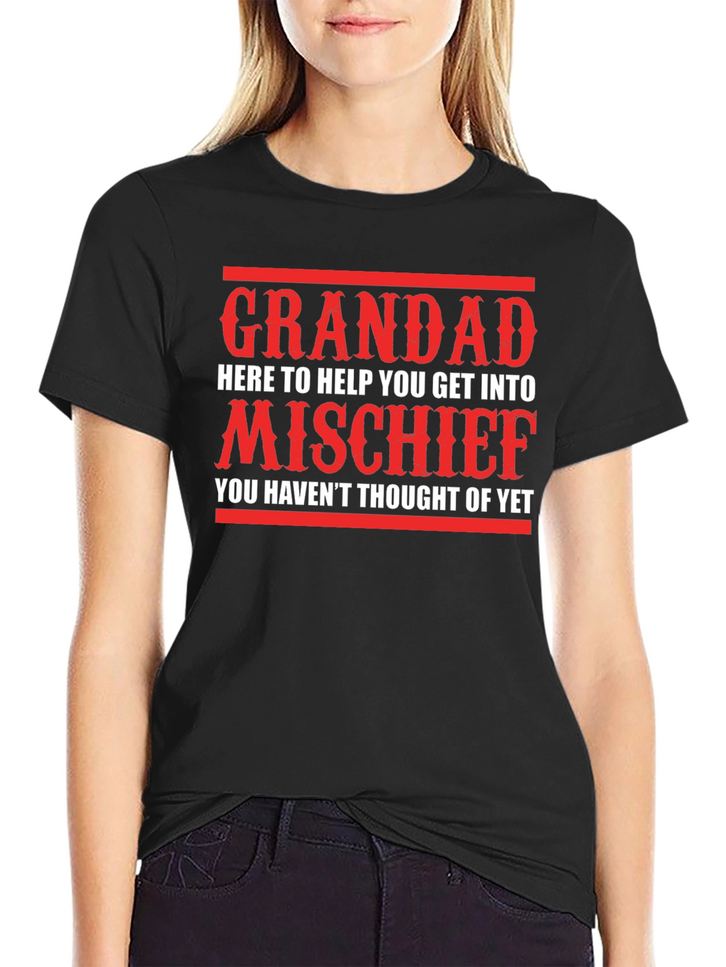 Grandad Mischief T-Shirt - Funny Gift for Grandpa
