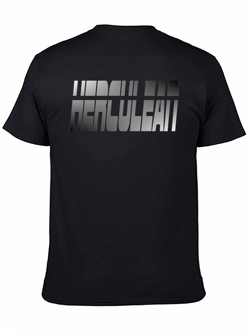 Herculian Dad Graphic Tee - Black Cotton Blend