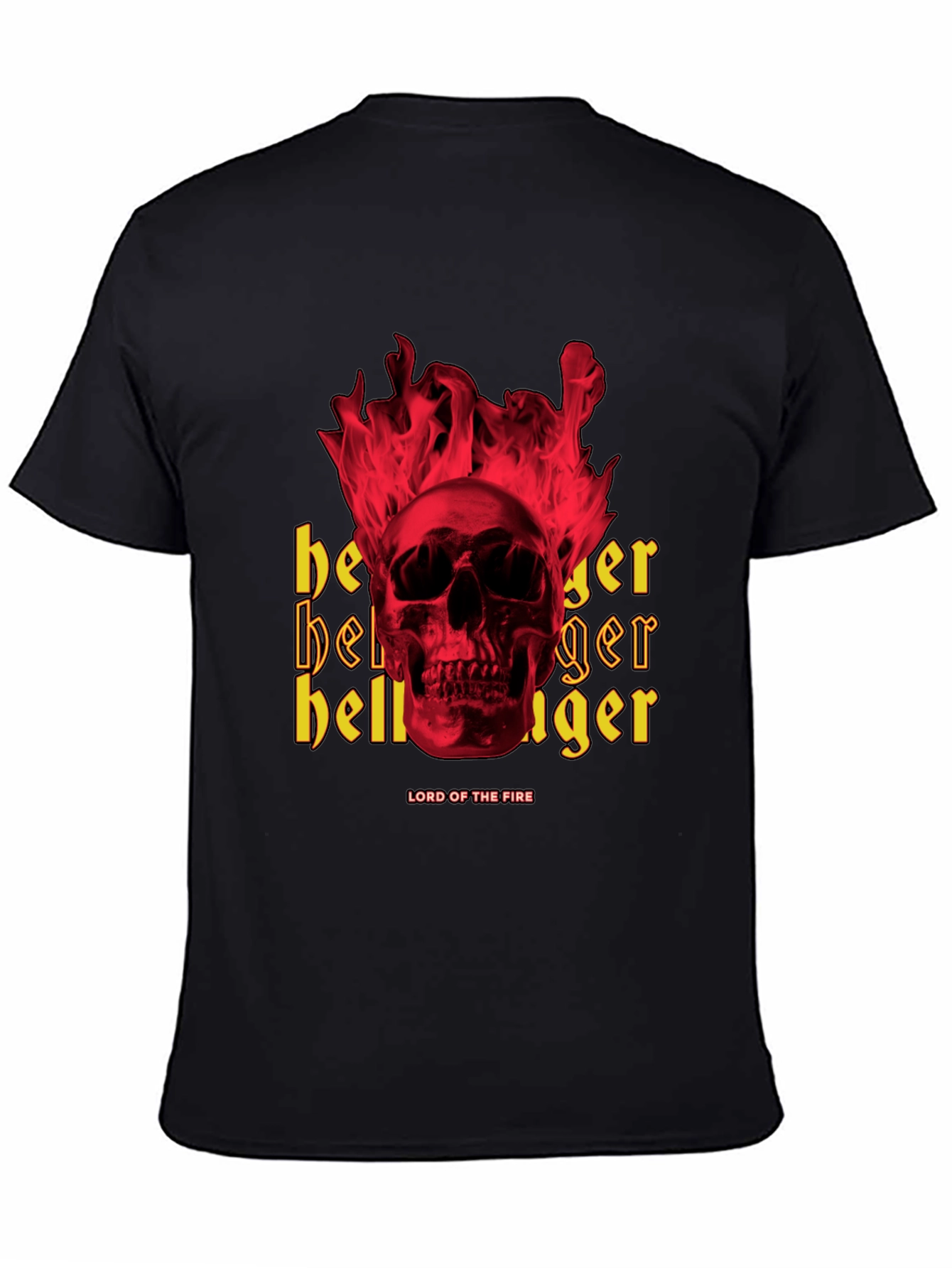 Fiery Skull Graphic Tee - Lord of the Fire