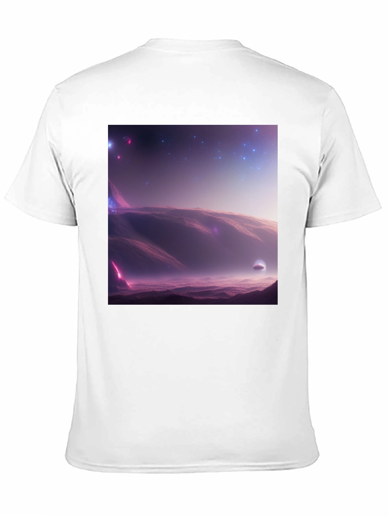 Cosmic Landscape Graphic Tee - Black