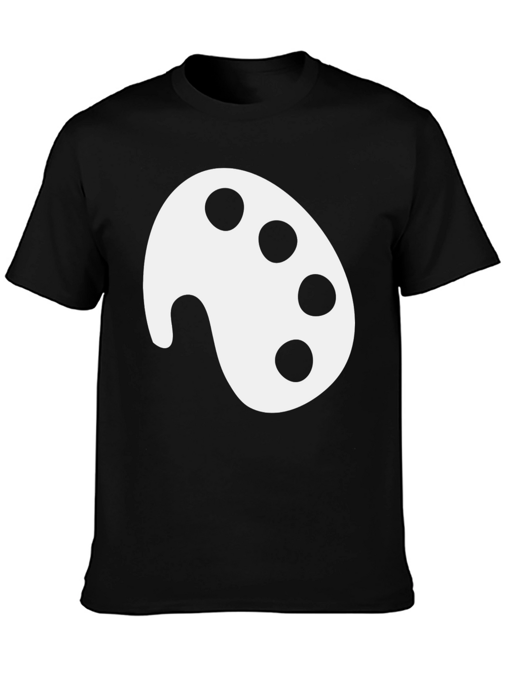 Artist Palette Black T-Shirt - Painters Essential
