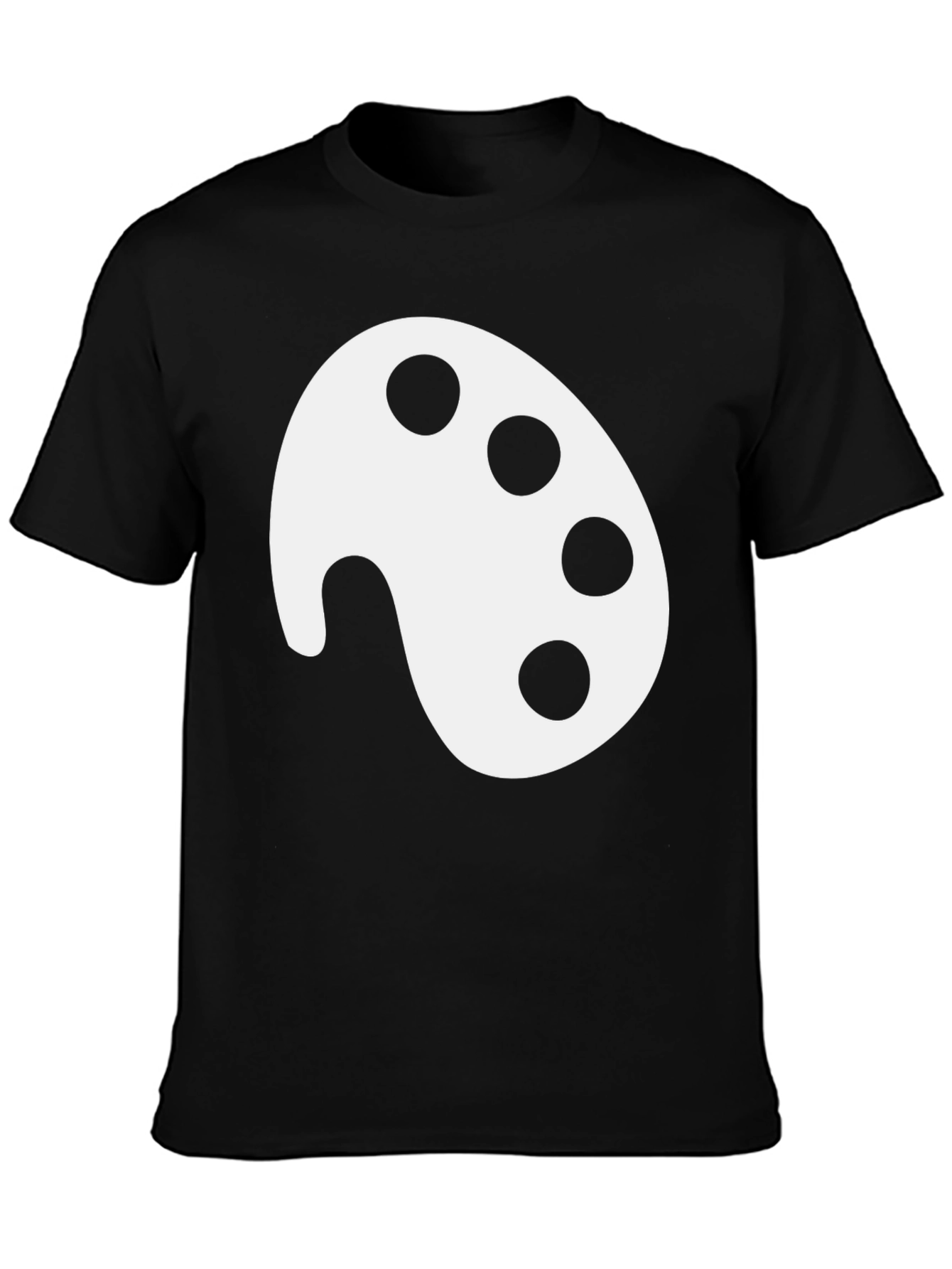 Artist Palette Black T-Shirt - Painters Essential