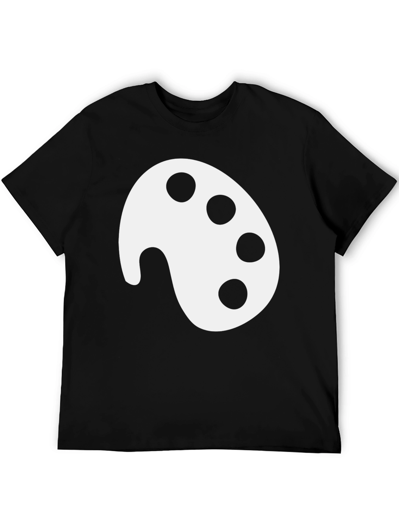 Artist Palette Black T-Shirt - Painters Essential