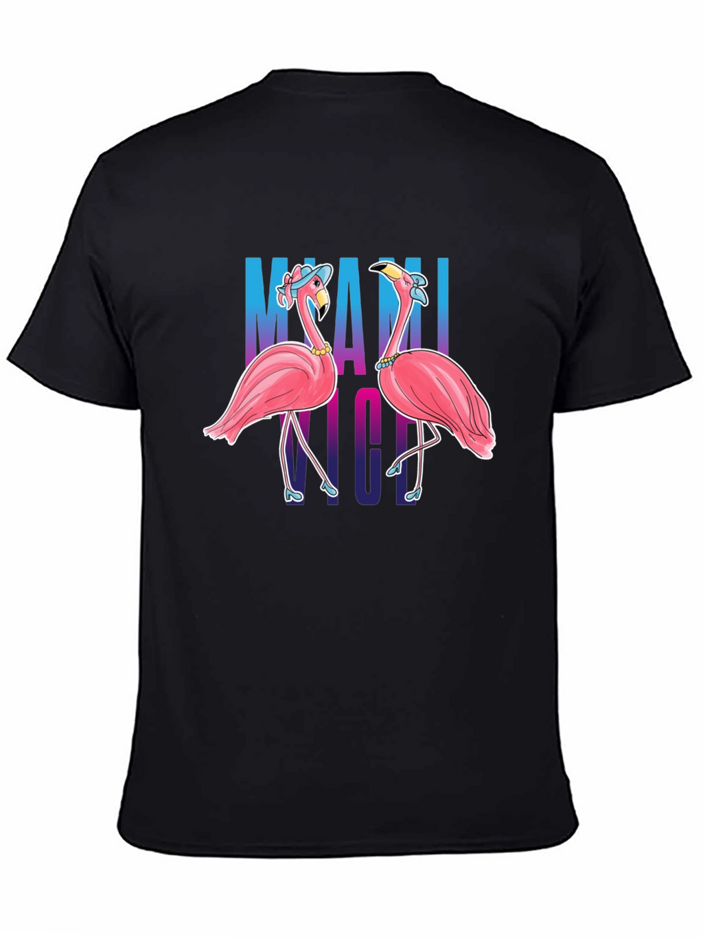 Miami Nights Flamingo T-Shirt