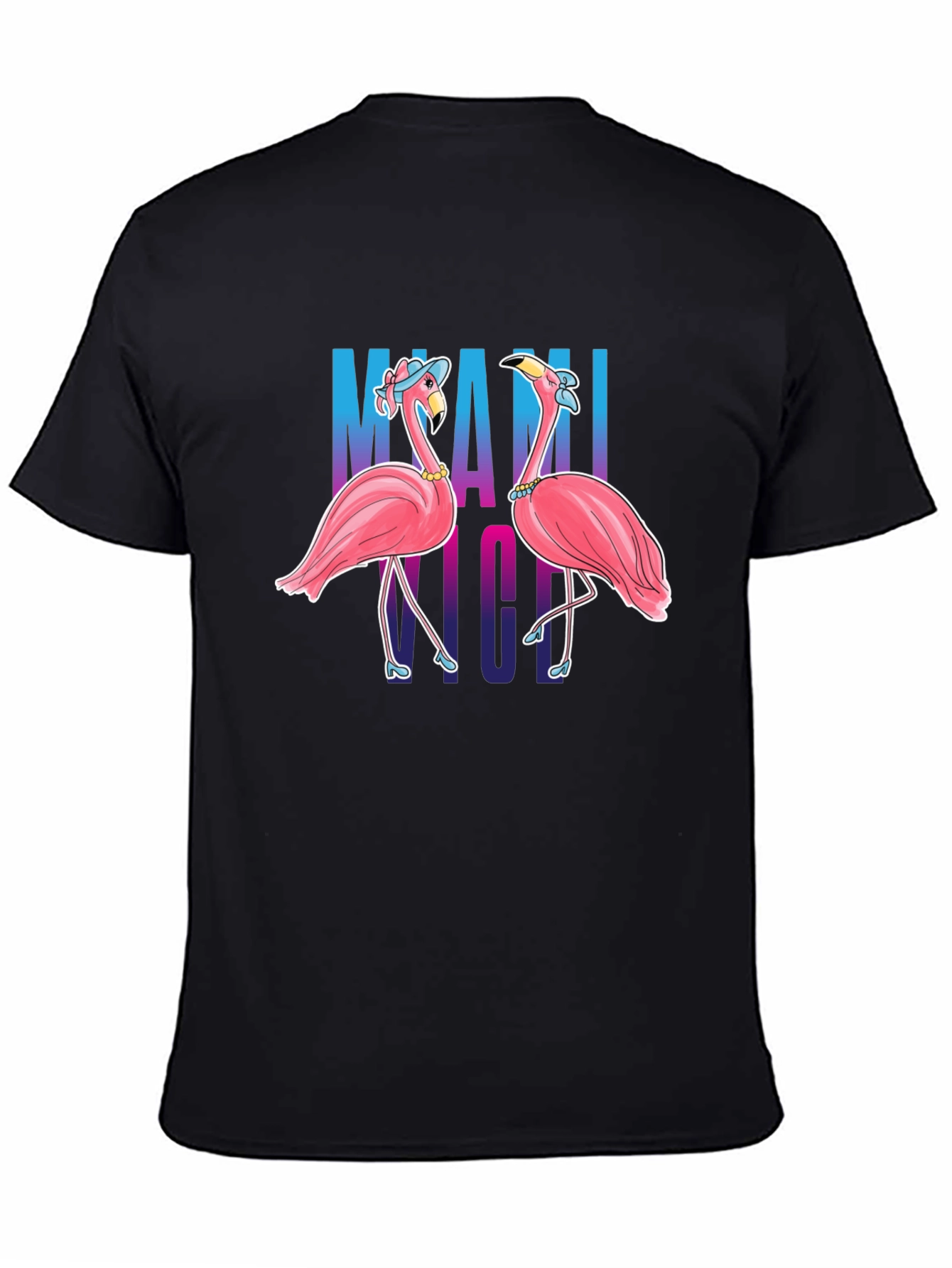 Miami Nights Flamingo T-Shirt