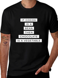 Funny Cocoa Bean Chocolate Vegetable T-Shirt