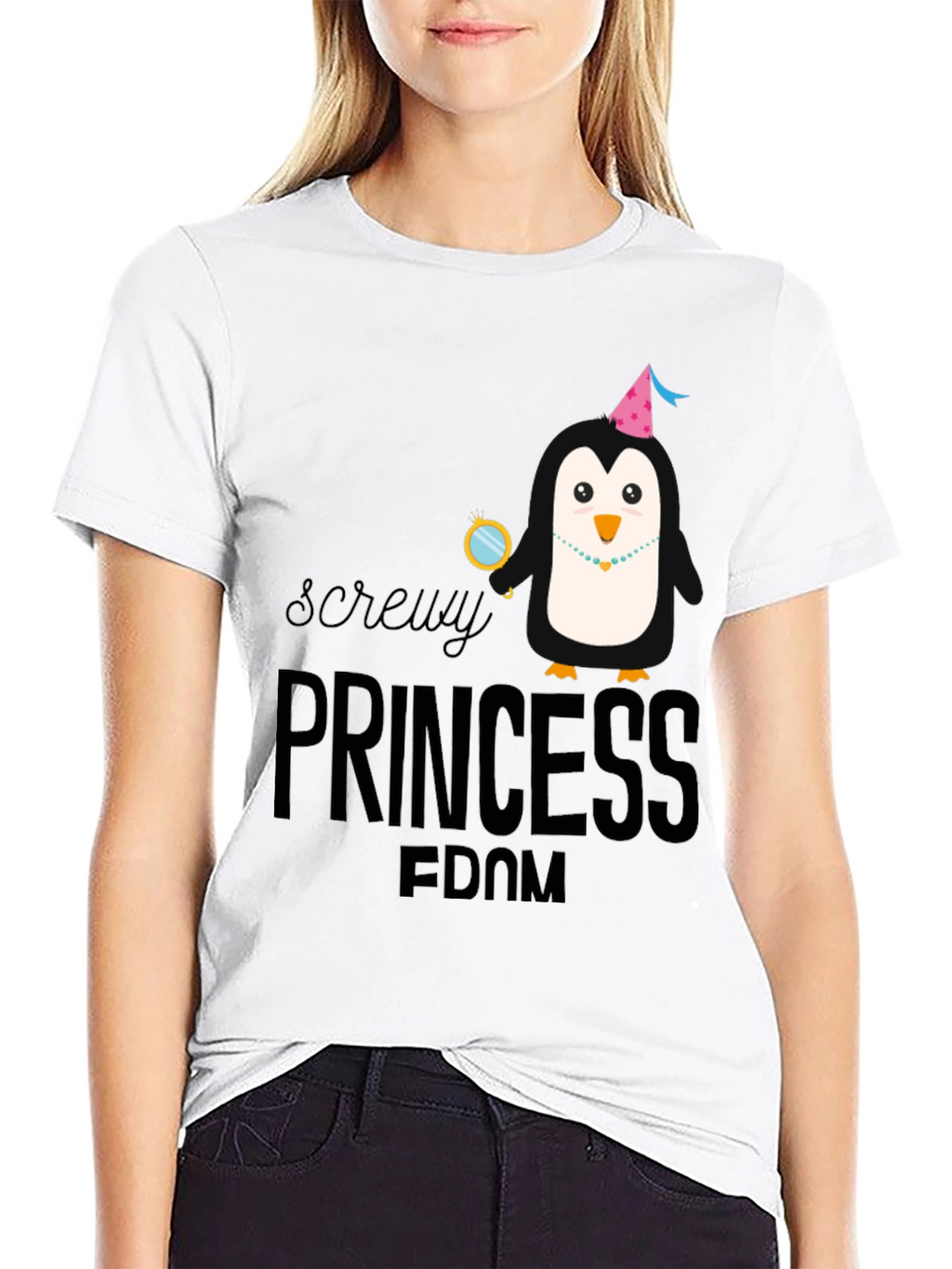Screw Princess T-Shirt Funny Graphic Novelty Tee