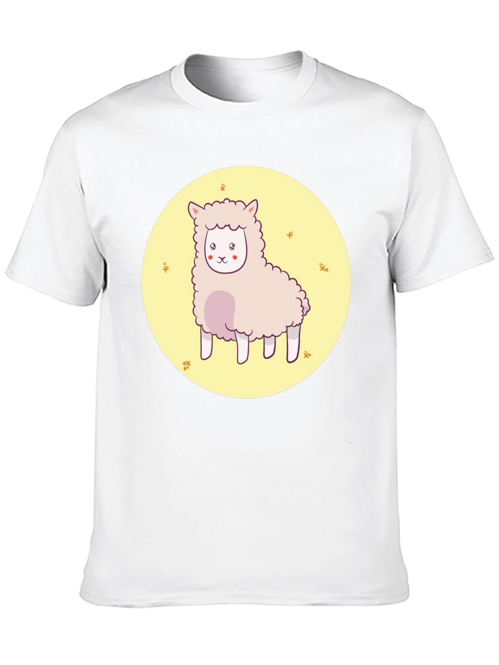 Cute Alpaca Graphic Tee - Unisex Black T-Shirt