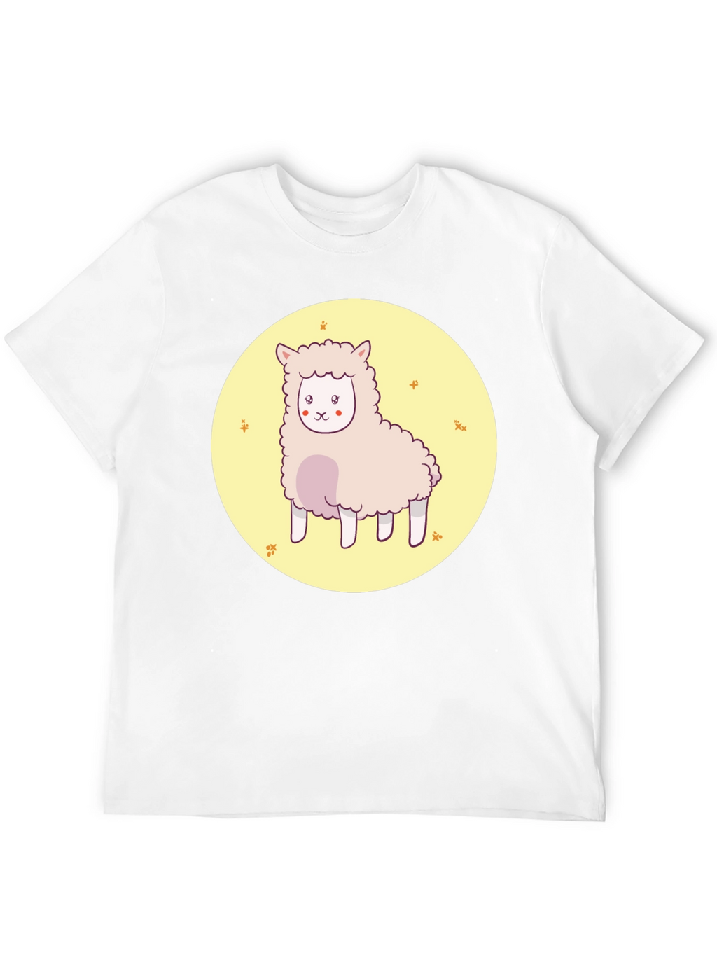 Cute Alpaca Graphic Tee - Unisex Black T-Shirt