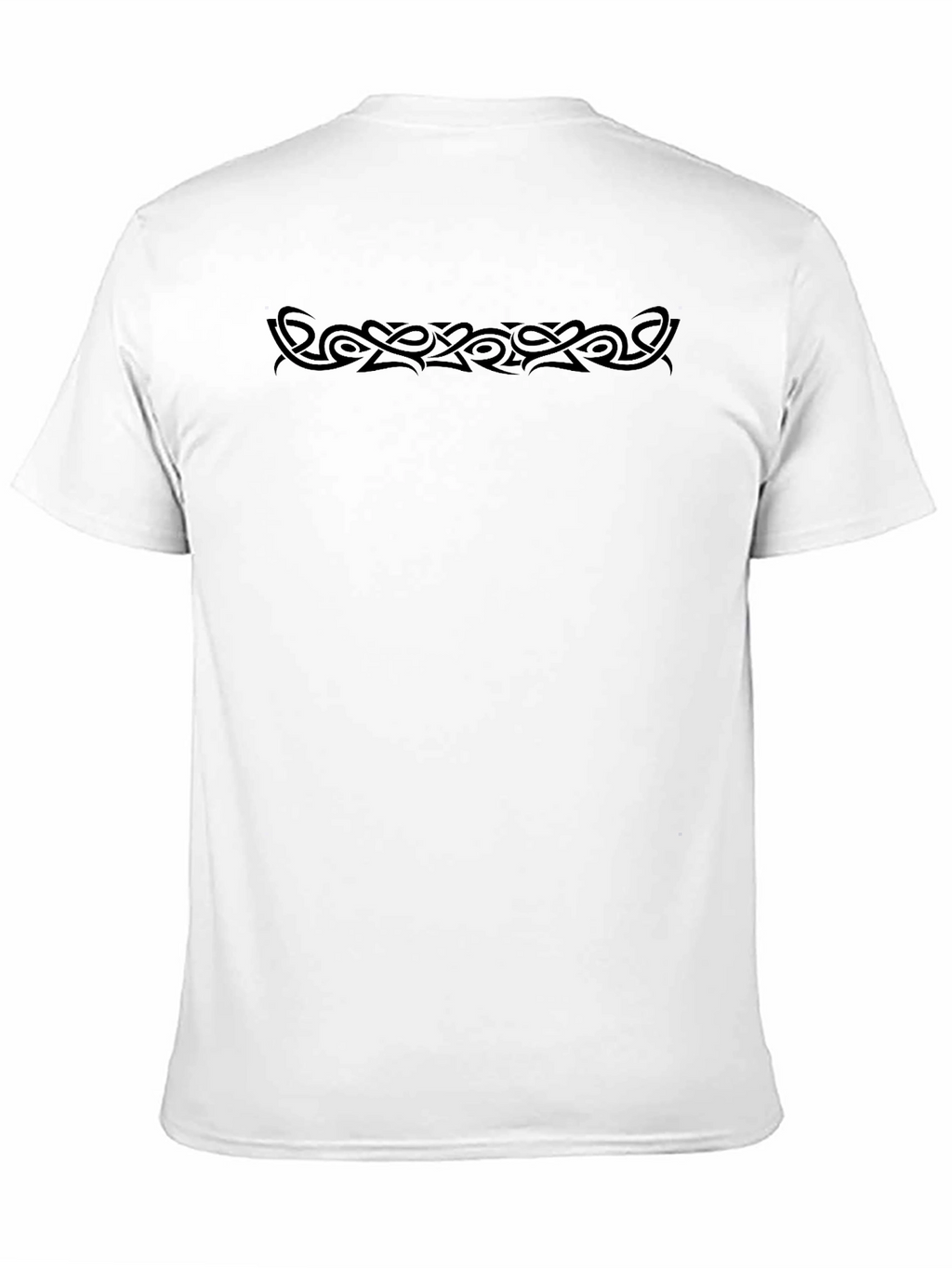 Mens Black Tribal Tattoo Graphic T-Shirt