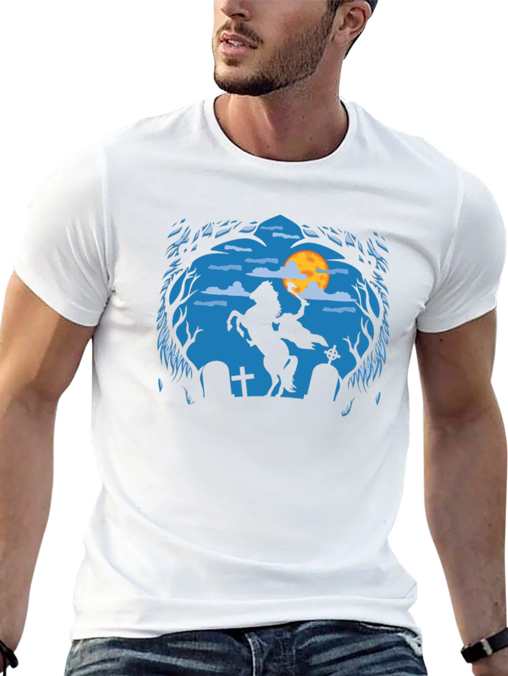 Headless Horseman T-Shirt - Spooky Halloween Tee