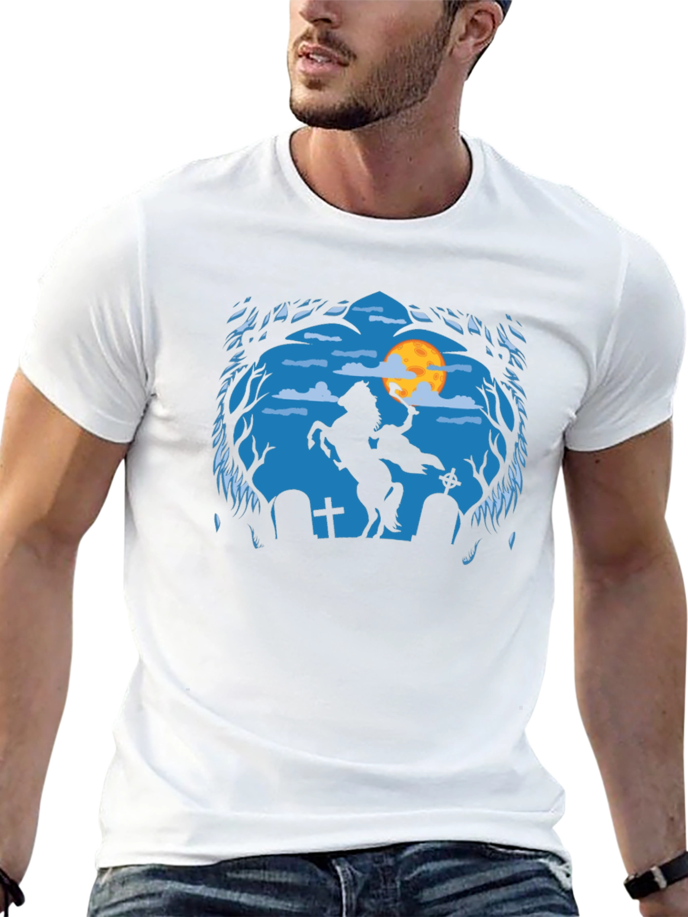 Headless Horseman T-Shirt - Spooky Halloween Tee