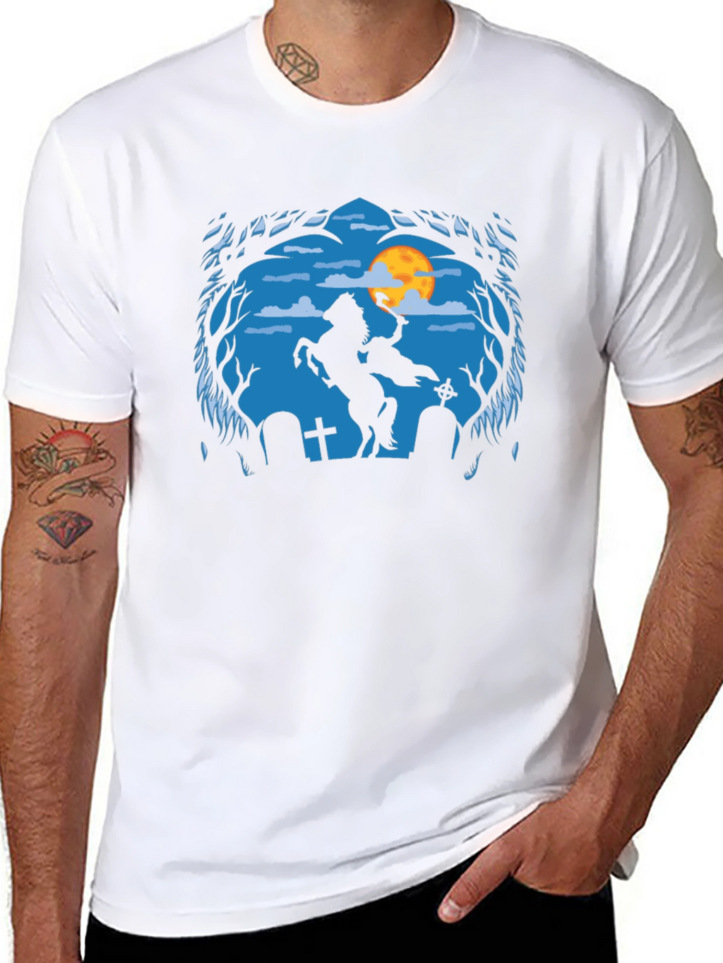 Headless Horseman T-Shirt - Spooky Halloween Tee
