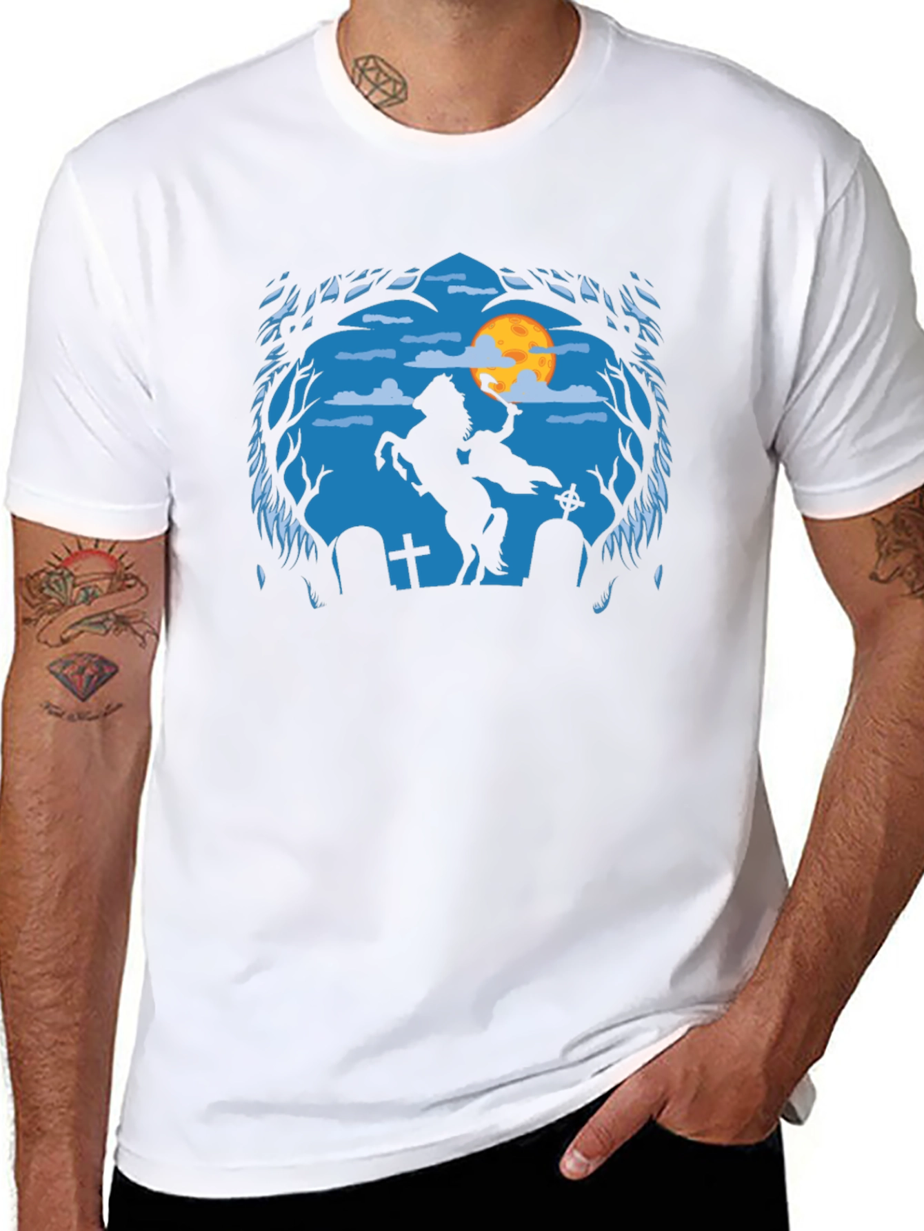 Headless Horseman T-Shirt - Spooky Halloween Tee