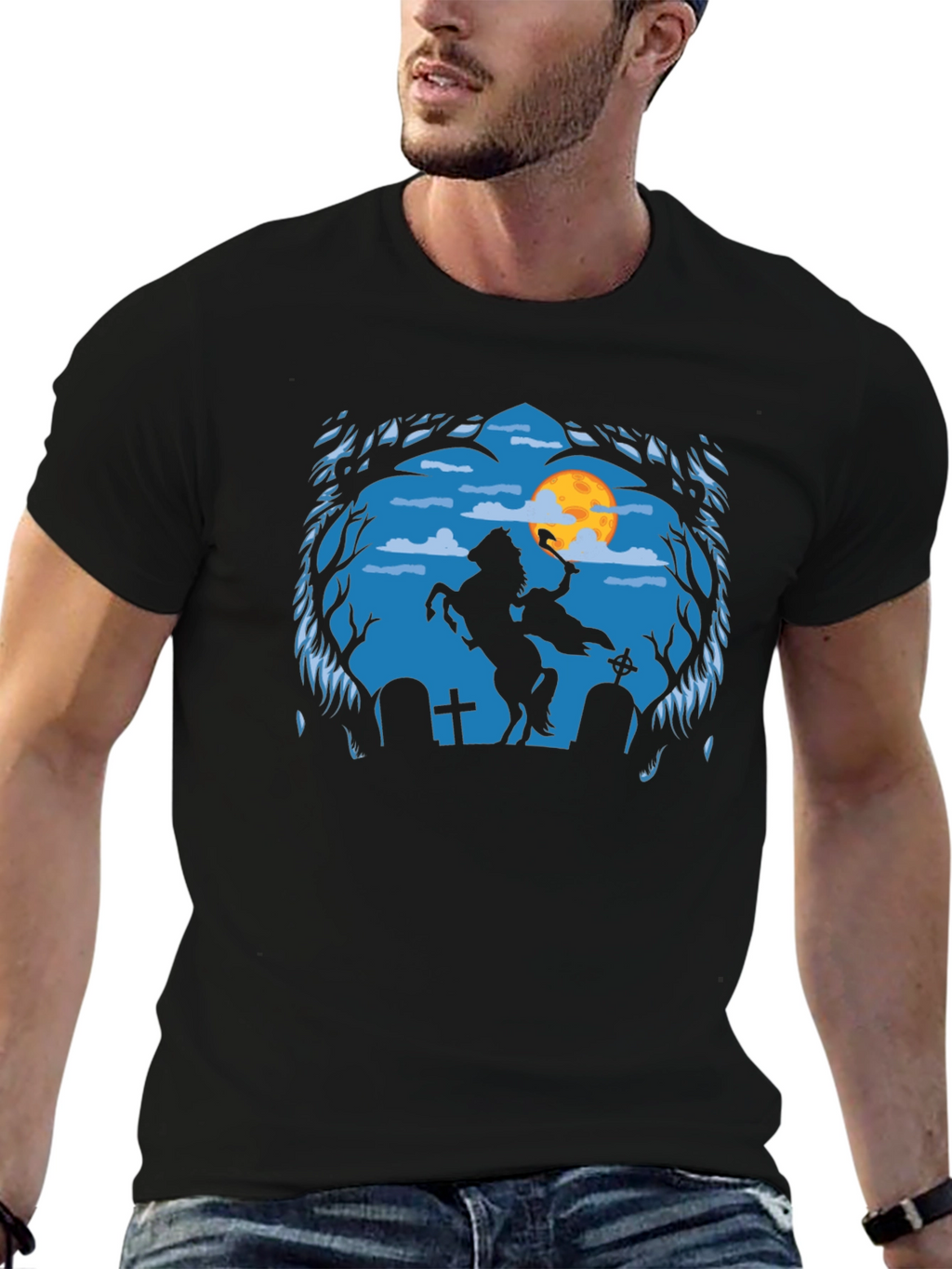 Headless Horseman T-Shirt - Spooky Halloween Tee