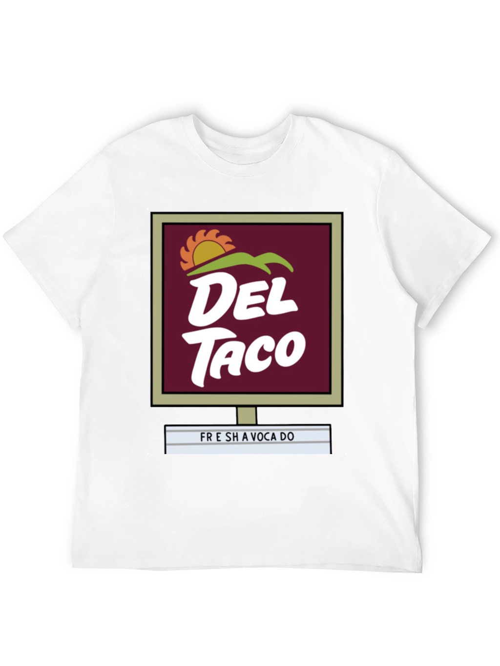Del Taco T-Shirt - Fresh Avocado Graphic Tee