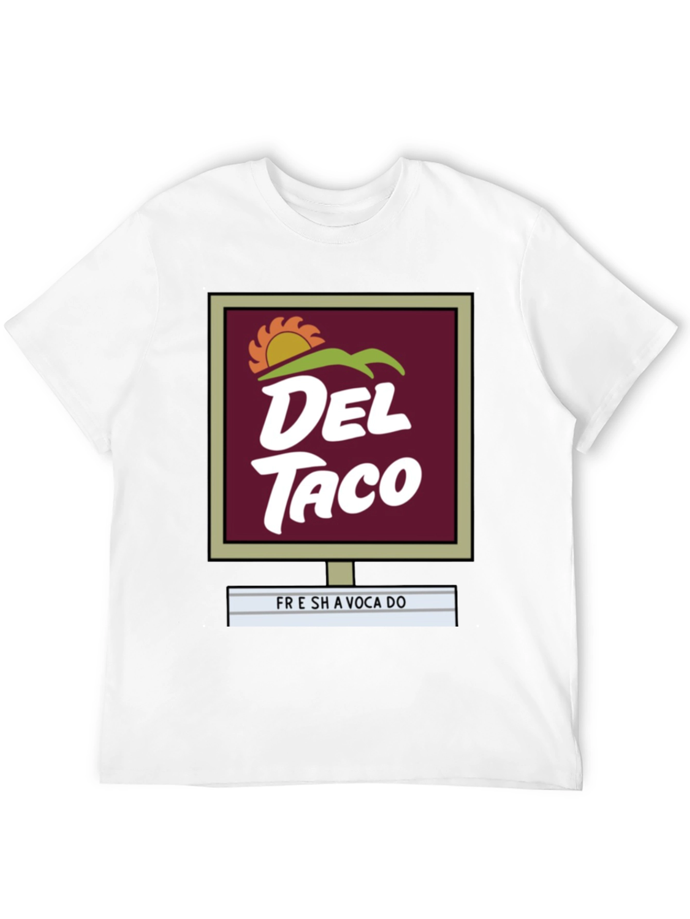 Del Taco T-Shirt - Fresh Avocado Graphic Tee
