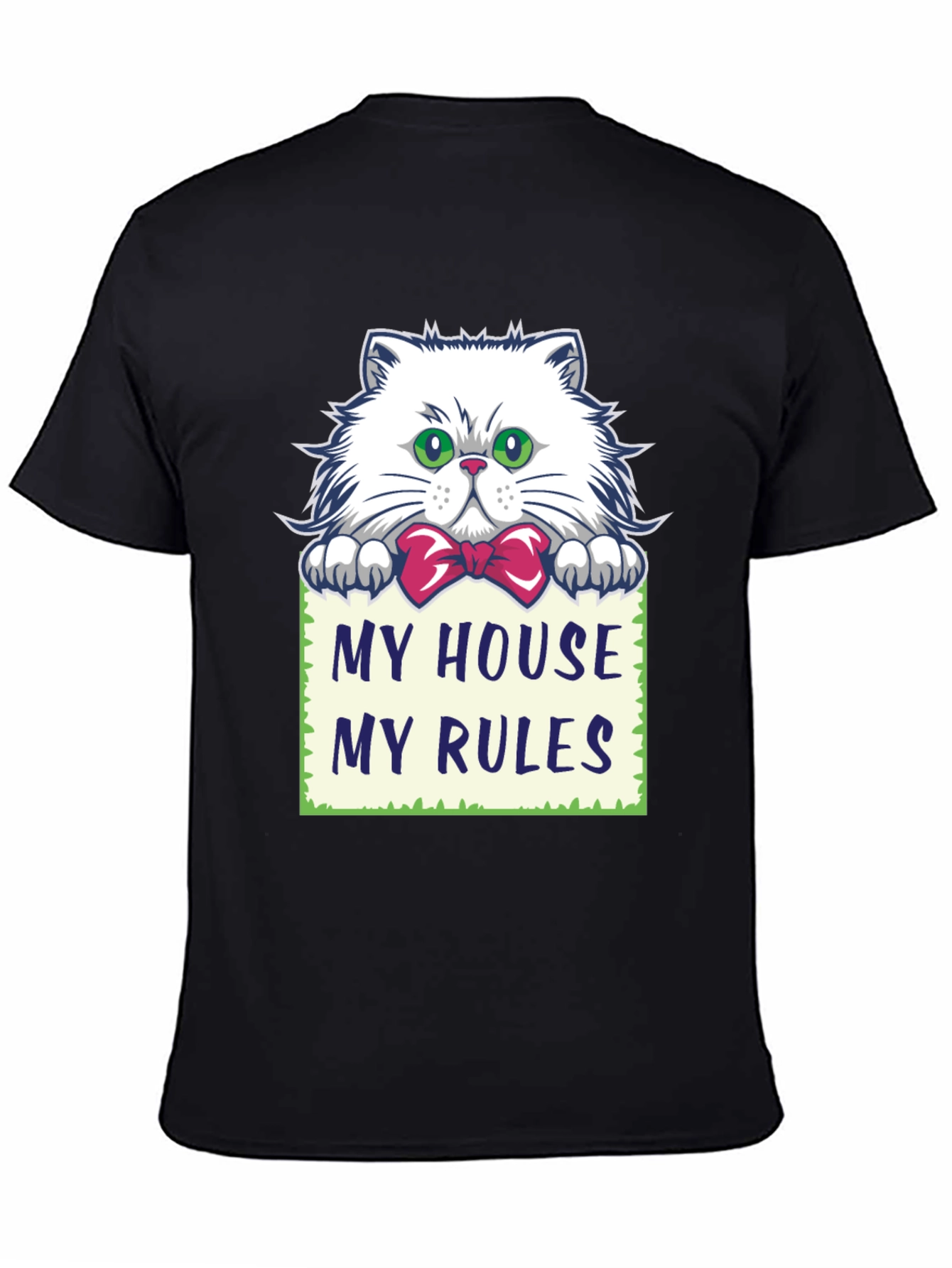 My House My Rules Cat T-Shirt - Funny Pet Lover Tee
