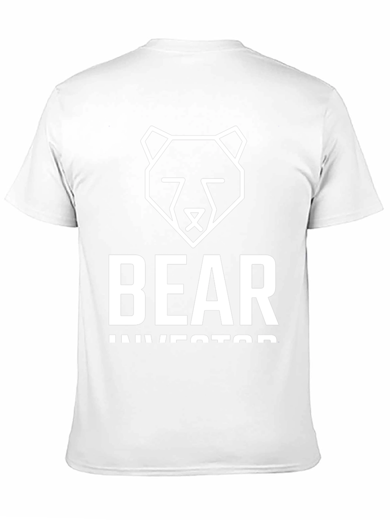 Bear Investor Graphic T-Shirt - Black Cotton Tee