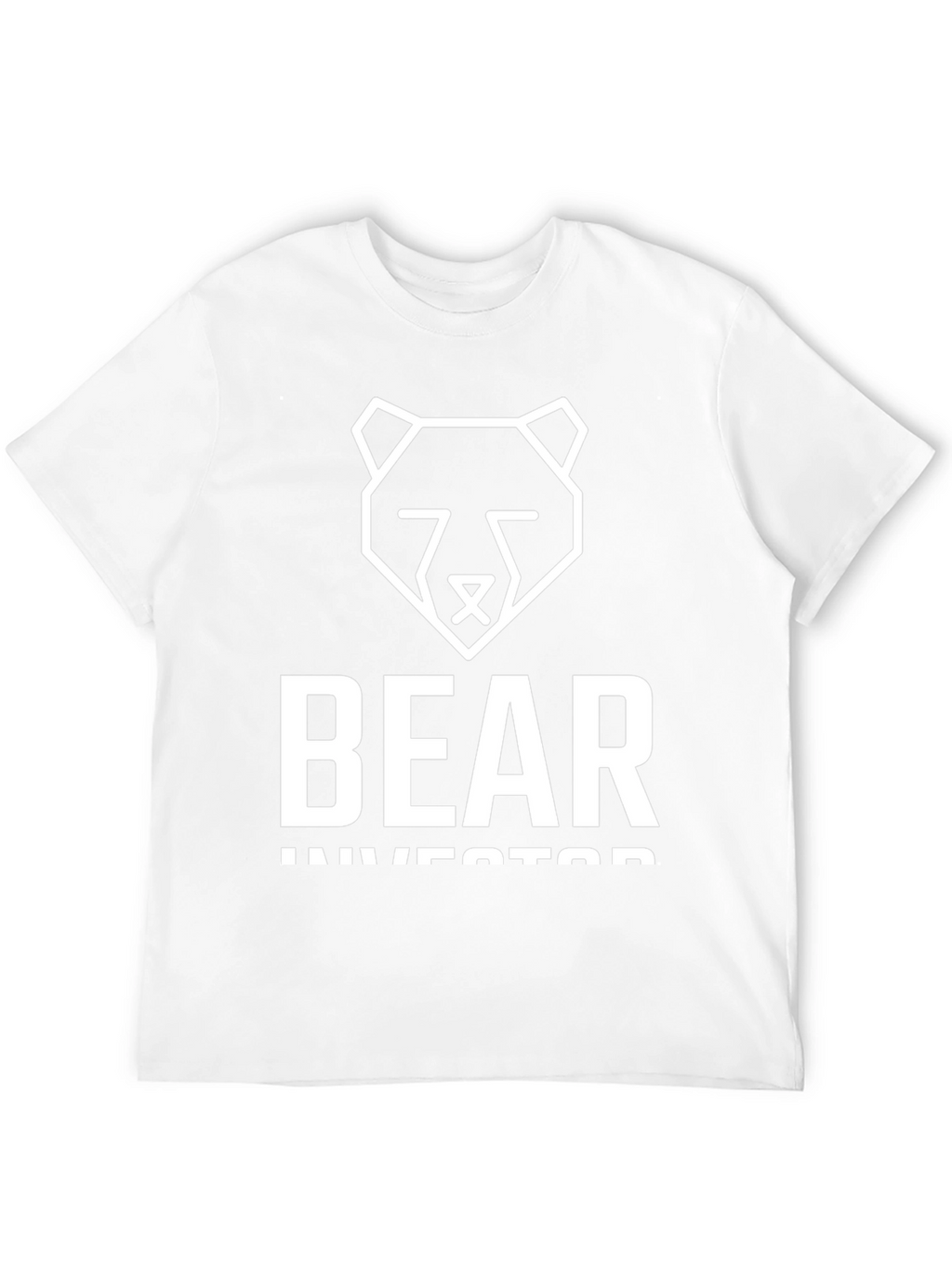 Bear Investor Graphic T-Shirt - Black Cotton Tee
