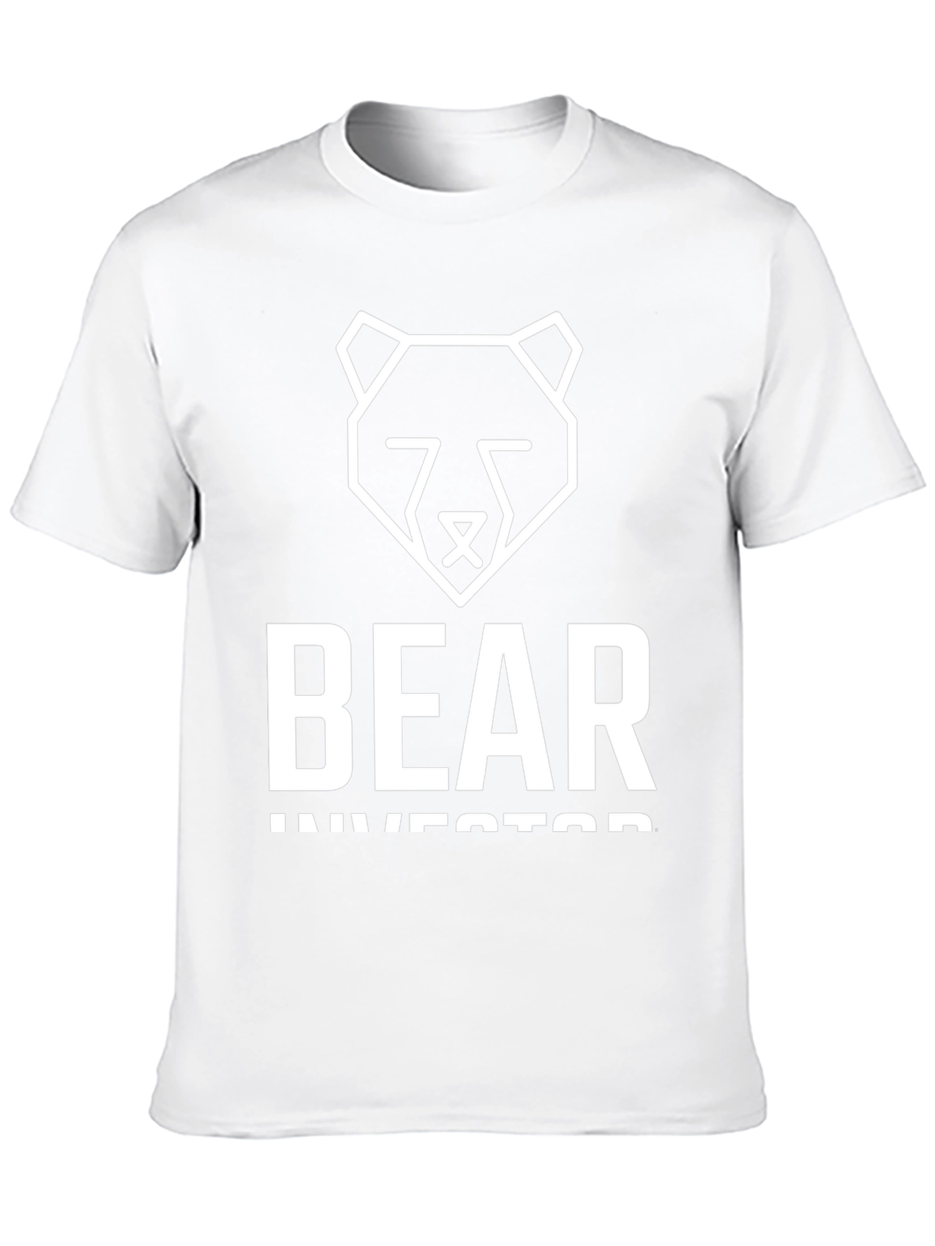 Bear Investor Graphic T-Shirt - Black Cotton Tee