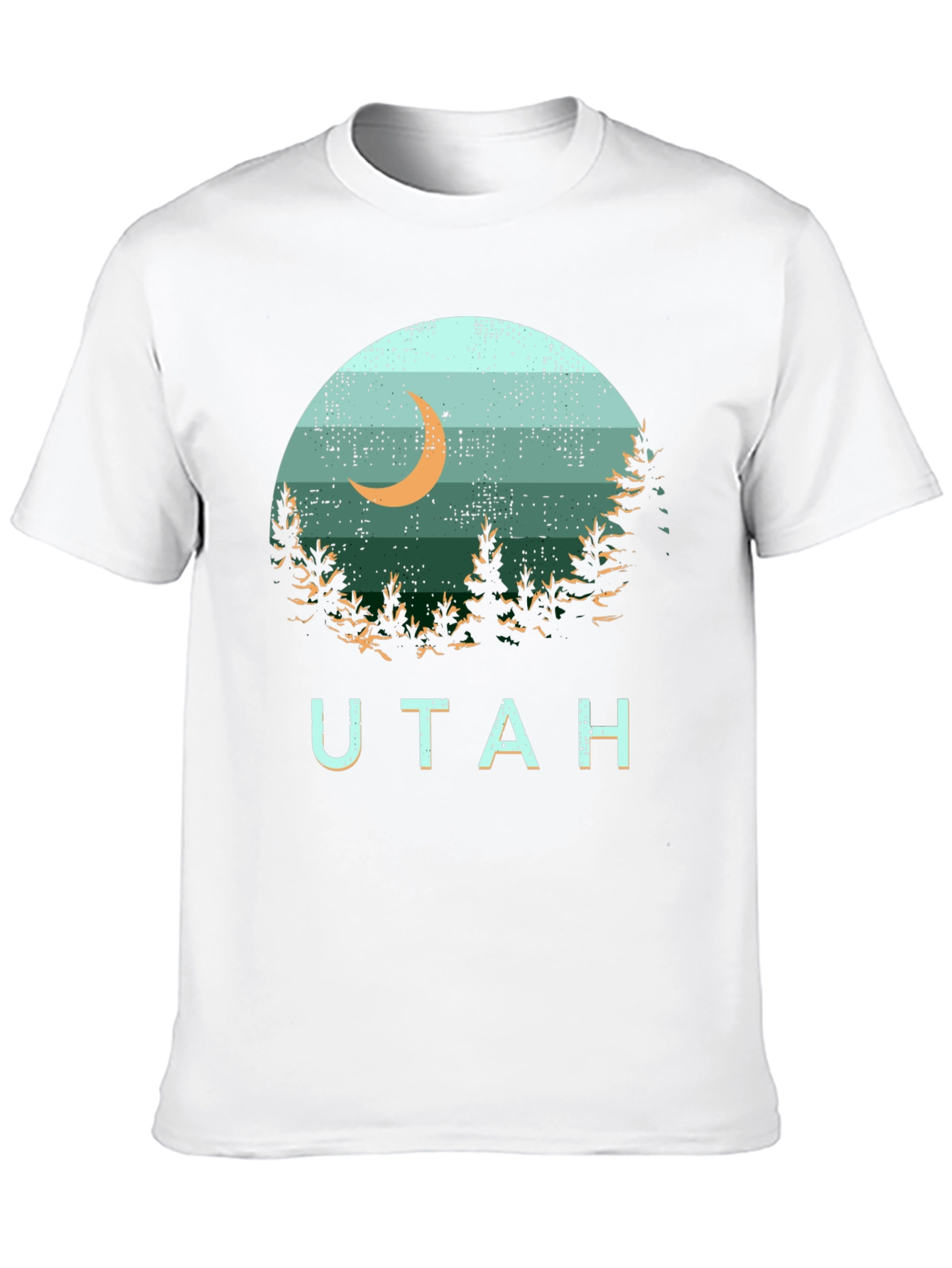 Utah Landscape Graphic Tee - Black
