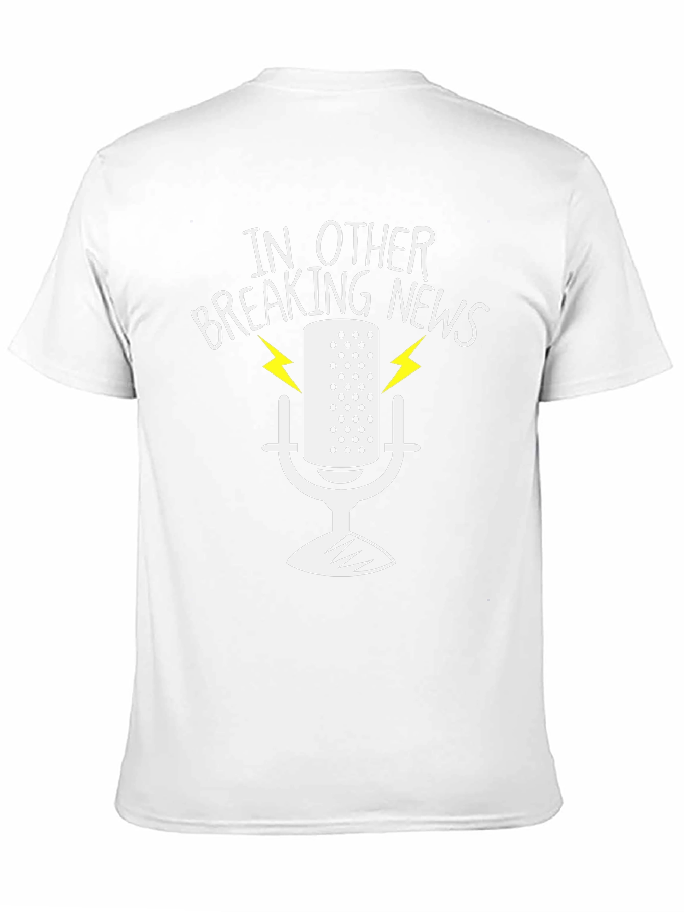 In Other Breaking News Black T-Shirt - Podcast Humor