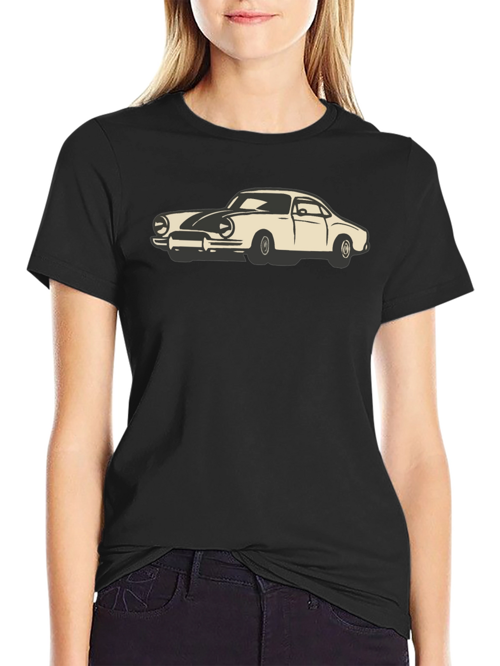 Classic Car Graphic Tee - Black