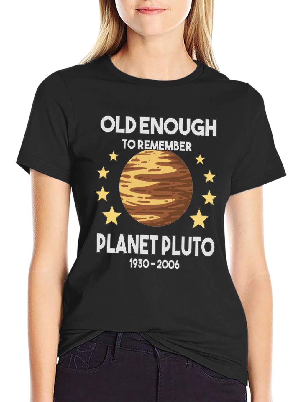 Planet Pluto Retro T-Shirt - Old Enough To Remember