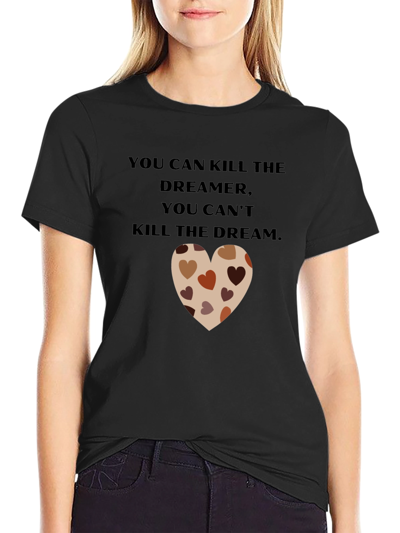 Dreamer Heart T-Shirt - Inspirational Design